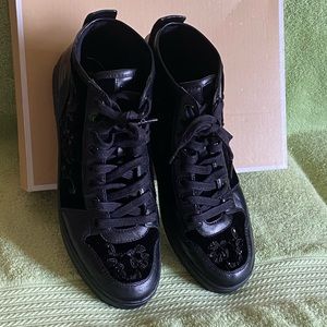 MK beautiful high top sneaker worn only one time